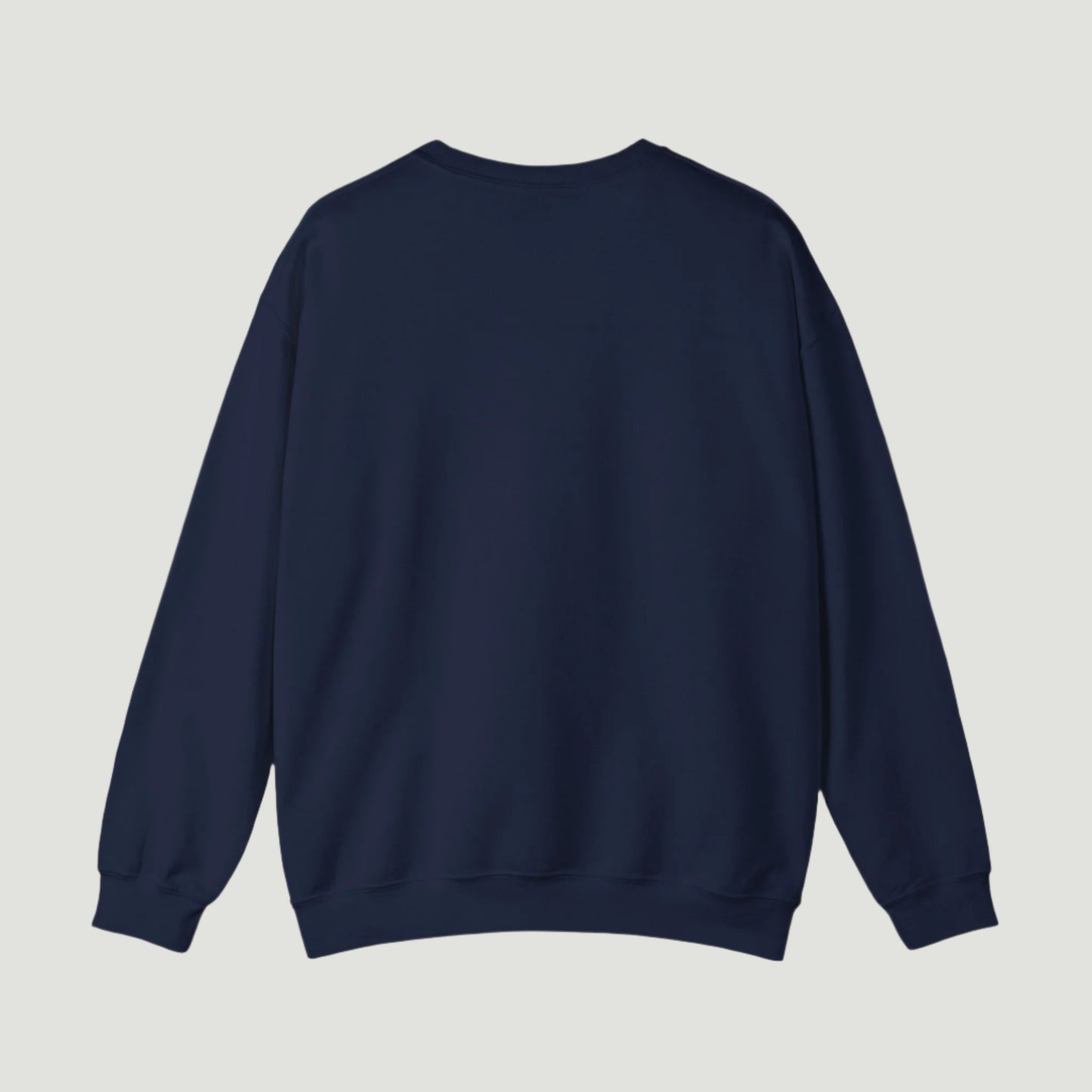Navy Deep Blue Vandox Azure Heat Crewneck featuring a sunburst graphic and “Douce Chaleur” text, inspired by Mediterranean summer luxury. Starboy old money hoodie sweatshirt clothes vandox sacrevandox vandox clothes vandox clothing crewneck