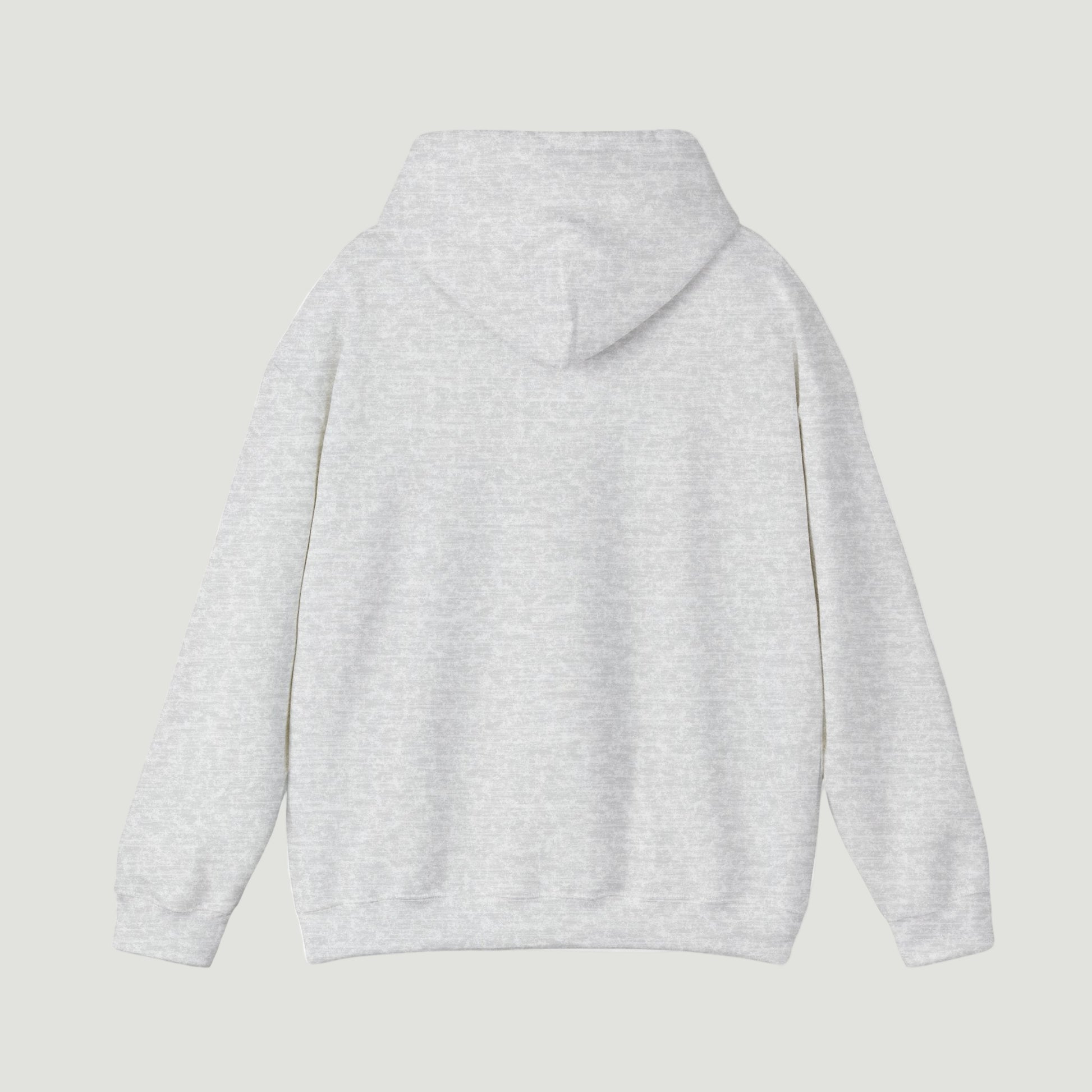 Back view of Sport Grey Ash Vandox Canon Hoodie with bold “Saint Vandox” script in cursive across the chest. Starboy old money hoodie sweatshirt clothes vandox sacrevandox vandox clothes vandox clothing