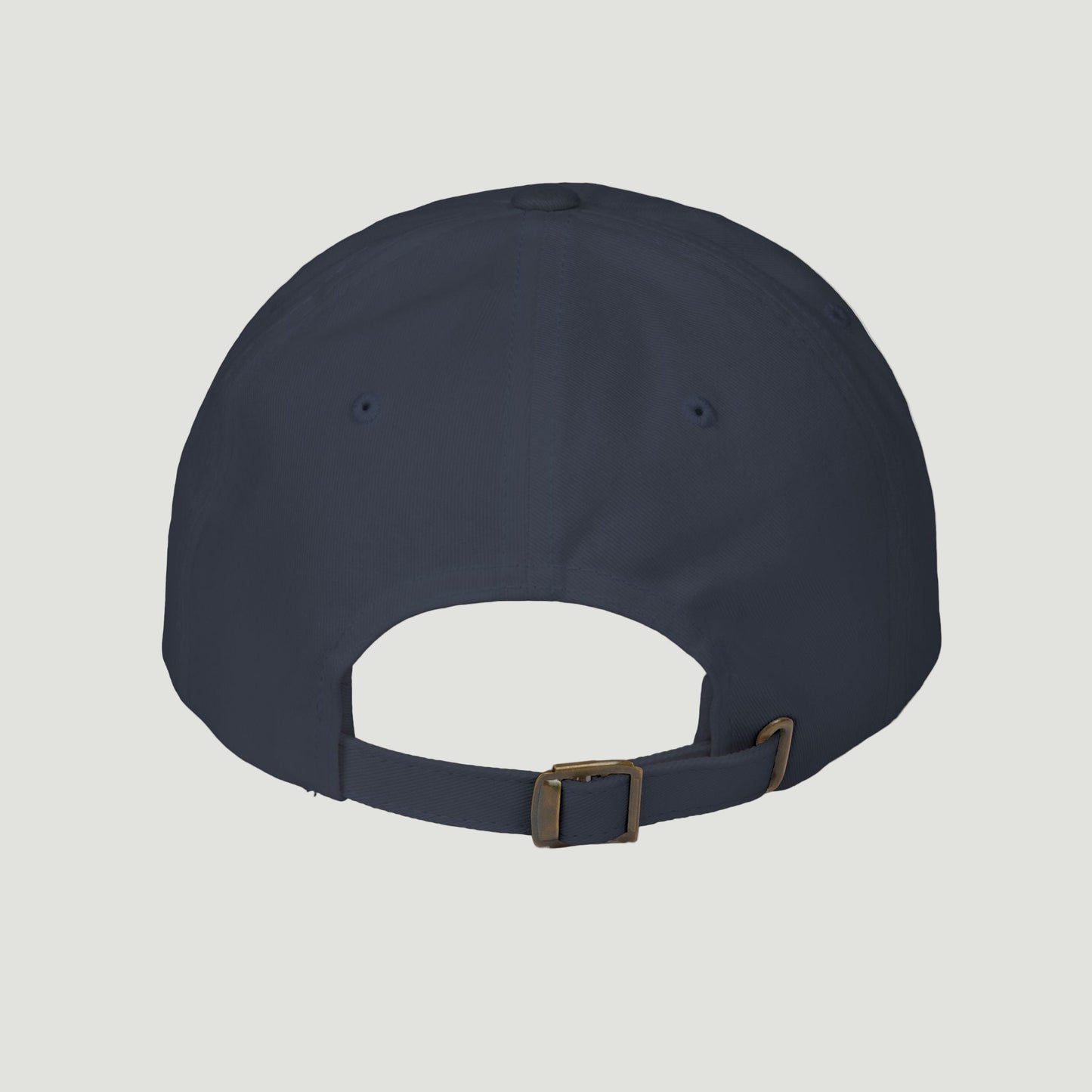 Back view of the deep dark blue navy Vandox Empire State Cap showing the adjustable strap and classic cap silhouette. Starboy old money accessories accessory hat cap vandox sacrevandox vandox clothes vandox baseball cap baseball hat