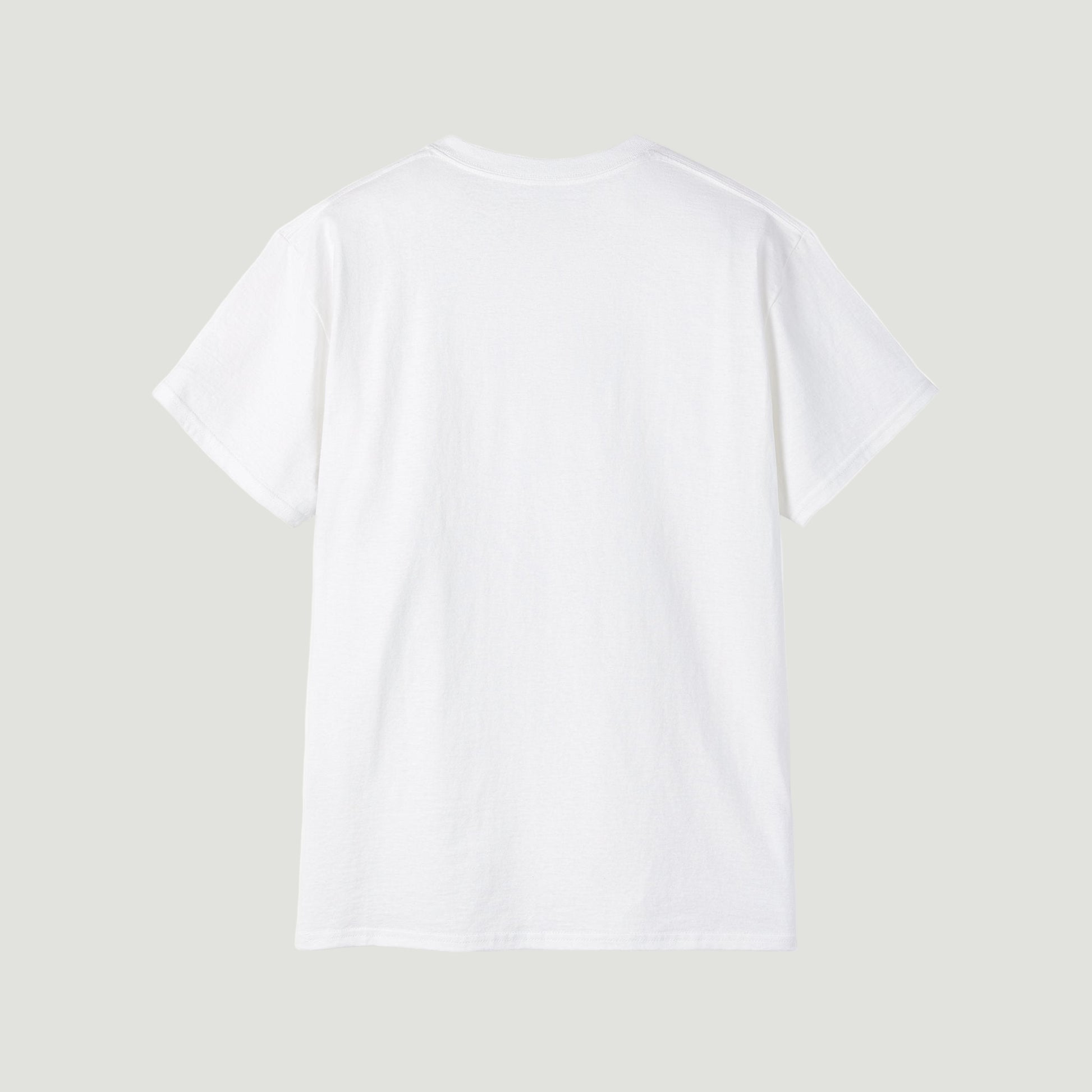 Back view of Eggshell White Vandox Silent Wager T-Shirt with horse racing graphic, bold “VANDOX” lettering, and “Money Race” tagline. Starboy old money shirt tshirt clothes vandox sacrevandox vandox clothes vandox clothing
