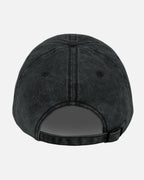 Deep Black Vandox Signature Origins Cap featuring embroidered logo, designed as a timeless SS25 essential for understated luxury and brand heritage. Starboy old money accessories accessory hat cap vandox sacrevandox vandox clothes vandox baseball cap baseball hat