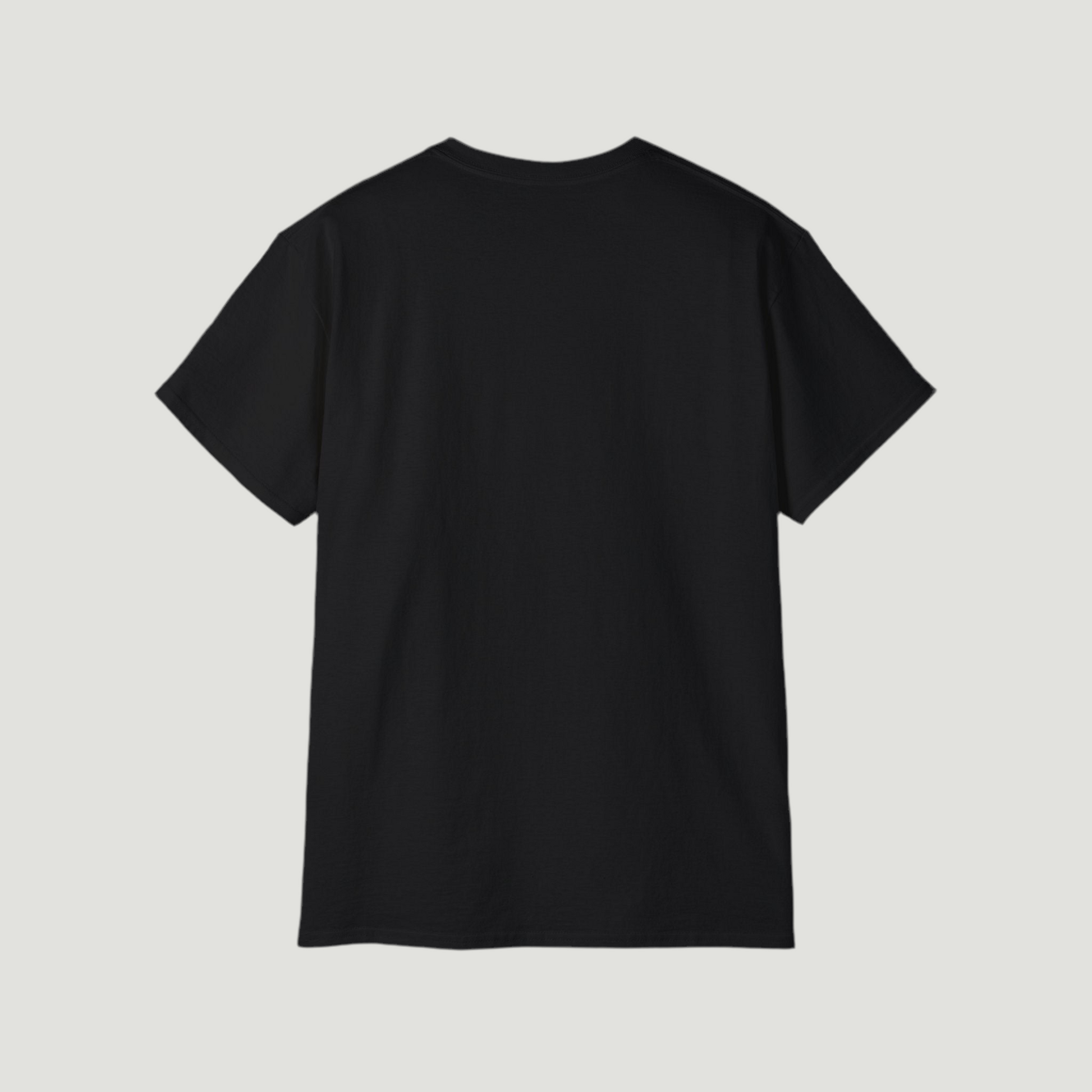 Back view of the deep black Ski Society T-Shirt by Vandox with alpine ski goggle graphic and “Après Ski Club” text. Starboy old money shirt tshirt clothes vandox sacrevandox vandox clothes vandox clothing