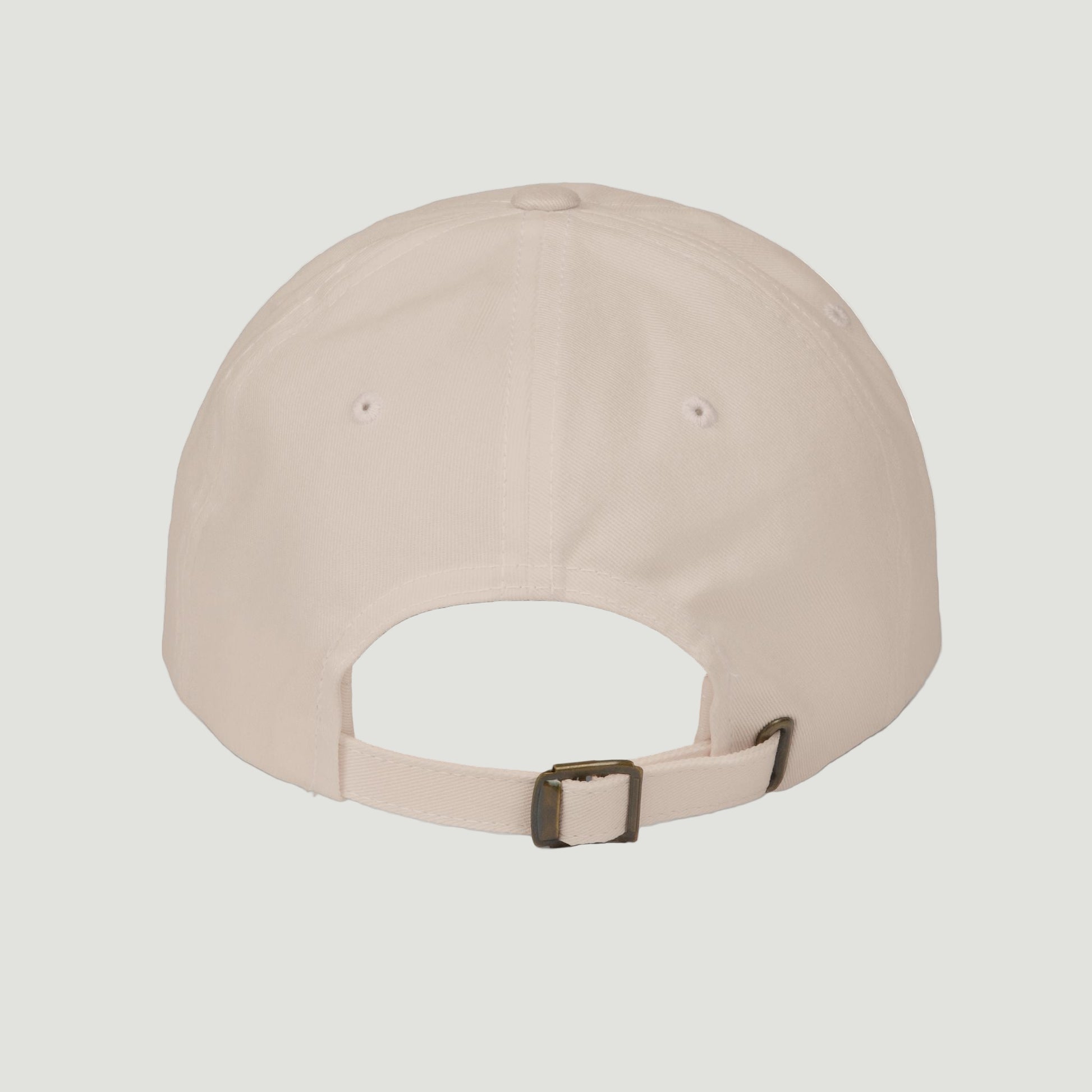 Back view of the cream sand beige stone Vandox Alpine Summit Cap with adjustable strap and metal clasp closure. Hat Cap Baseball Cap Baseball Hat starboy hat old money hats vandox sacre vandox sacrevandox vandox clothing