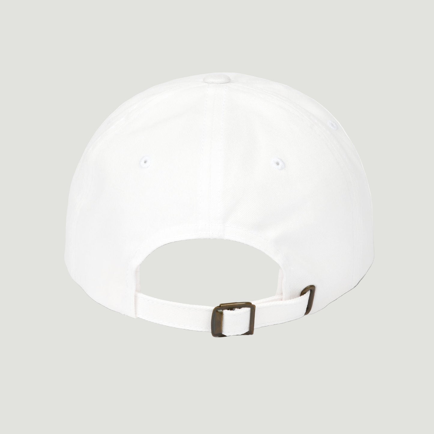 Back view of the Vandox eggshell white Alpine Summit Cap with adjustable strap and metal clasp closure. Hat Cap Baseball Cap Baseball Hat starboy hat old money hats vandox sacre vandox sacrevandox vandox clothing