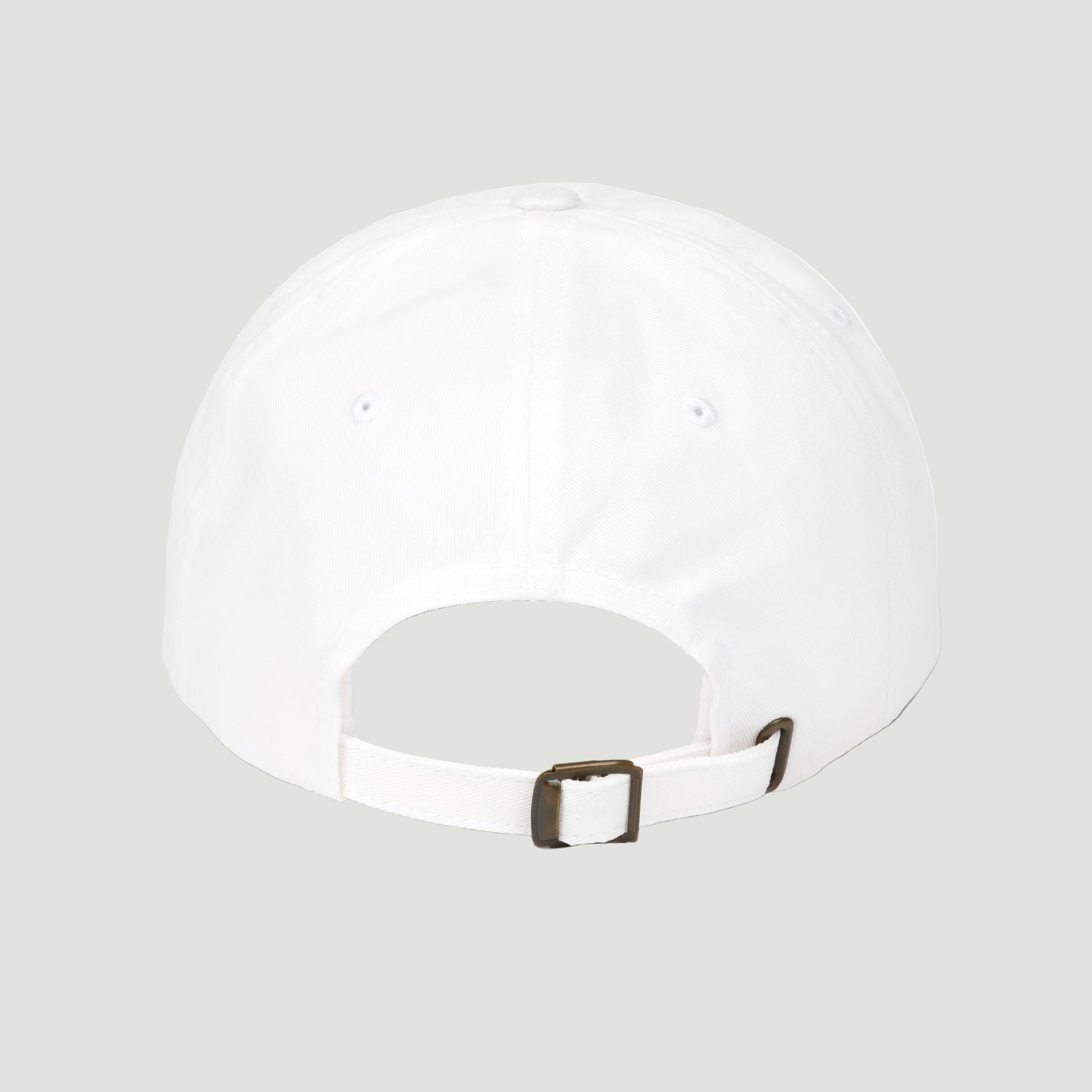 Back view of the Vandox eggshell white Alpine Summit Cap with adjustable strap and metal clasp closure. Hat Cap Baseball Cap Baseball Hat starboy hat old money hats vandox sacre vandox sacrevandox vandox clothing
