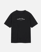 Black Vandox Resort t-shirt with Vandox Resort Mountain Leisure Society script chest graphic. Starboy old money shirt tshirt clothes vandox sacrevandox vandox clothes vandox clothing
