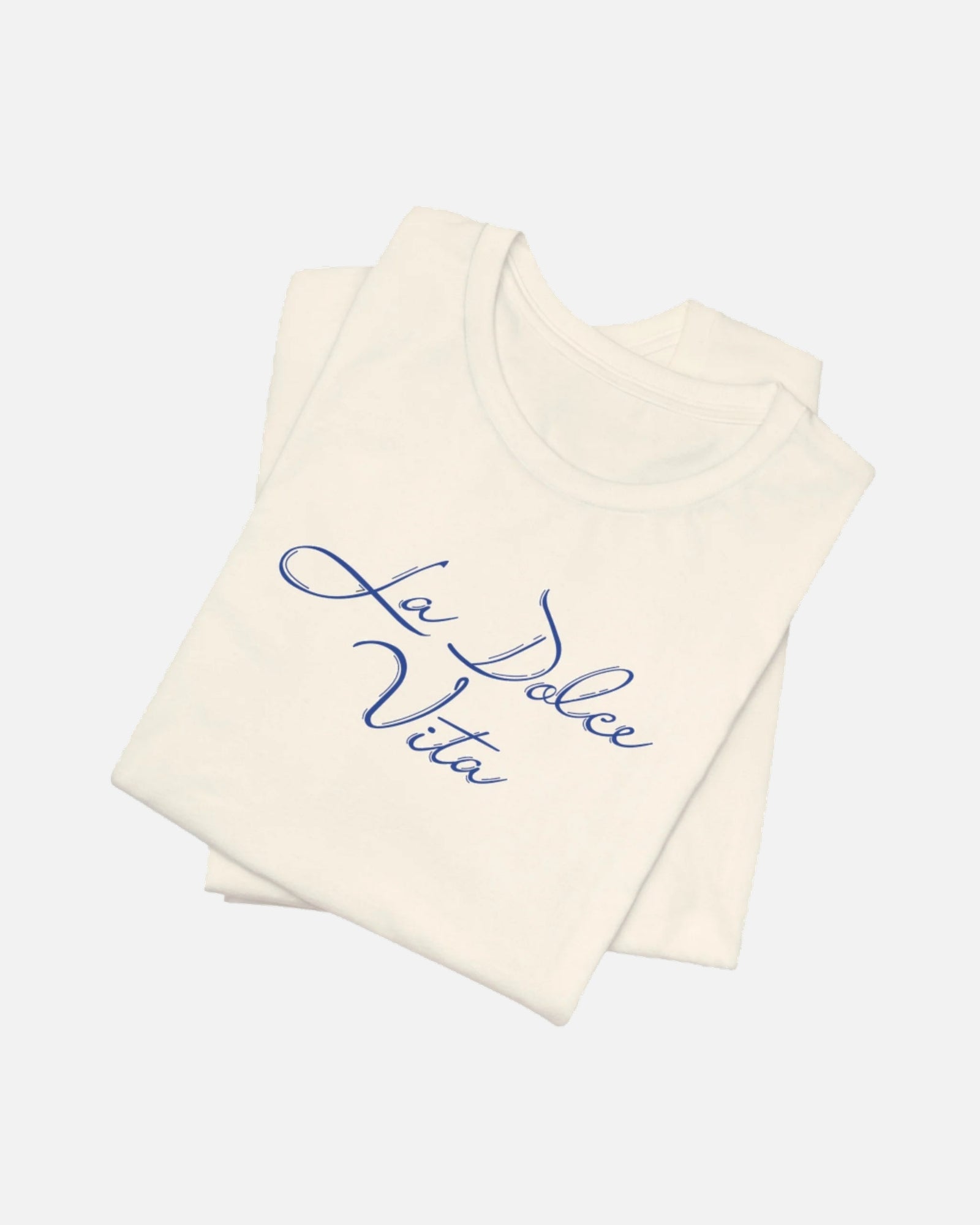 Vandox Dolce Vita Diner T-Shirt in sandy cream Natural with navy script, evoking Italian summer nights, old money elegance, and starboy confidence. Starboy old money shirt tshirt clothes vandox sacrevandox vandox clothes vandox clothing