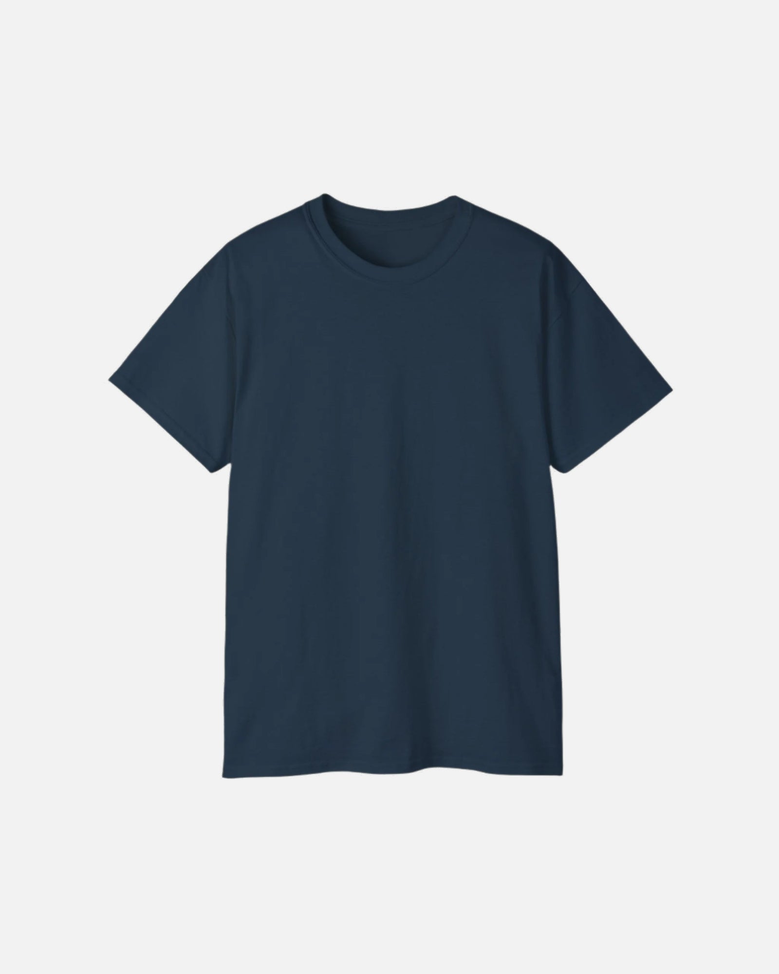 Front view of Dark Navy Blue Dusk Vandox Noir Pounce T-Shirt with leaping panther graphic and “Arène de Pouvoir – Paris” inscription. Starboy old money shirt tshirt clothes vandox sacrevandox vandox clothes vandox clothing