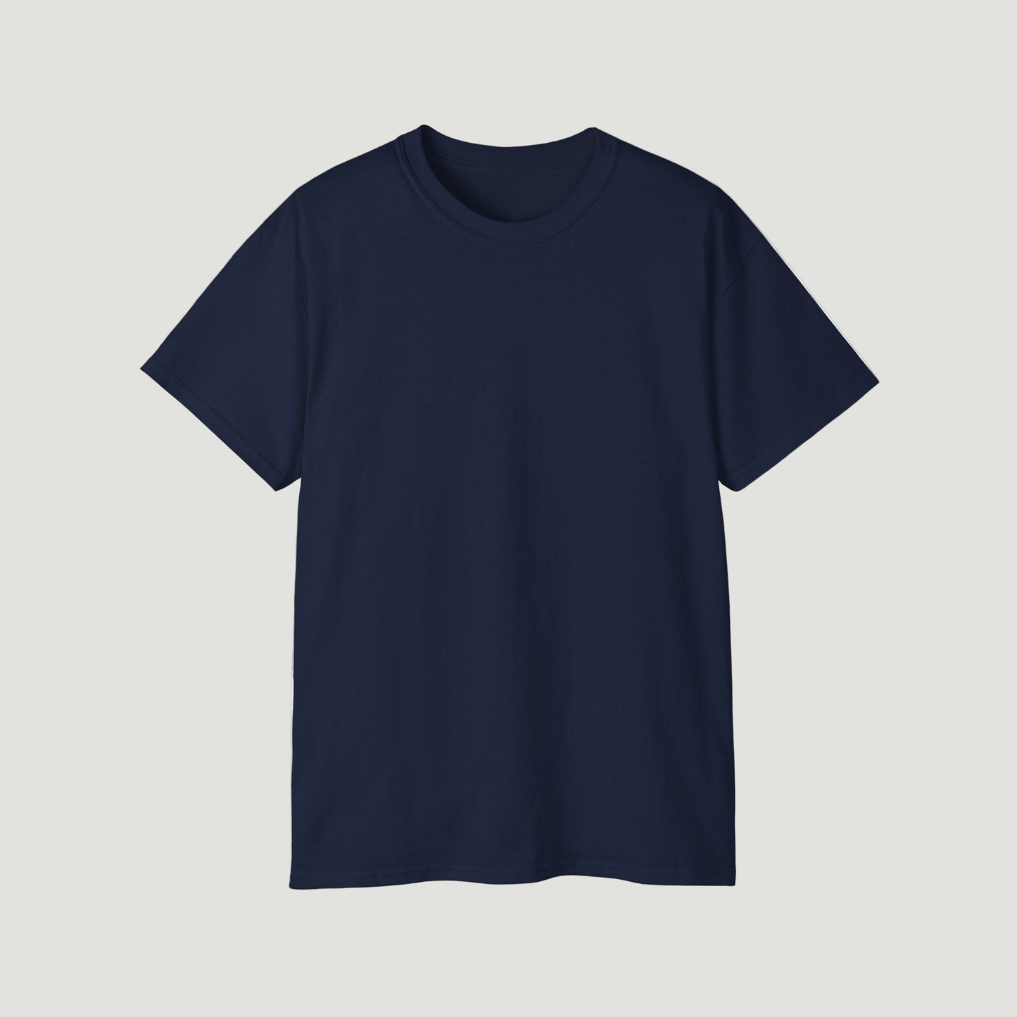 Front view of Deep Navy Blue Vandox Manifest T-Shirt featuring three galloping horses and “You don’t chase. You attract.” quote in elegant script. Starboy old money shirt tshirt clothes vandox sacrevandox vandox clothes vandox clothing