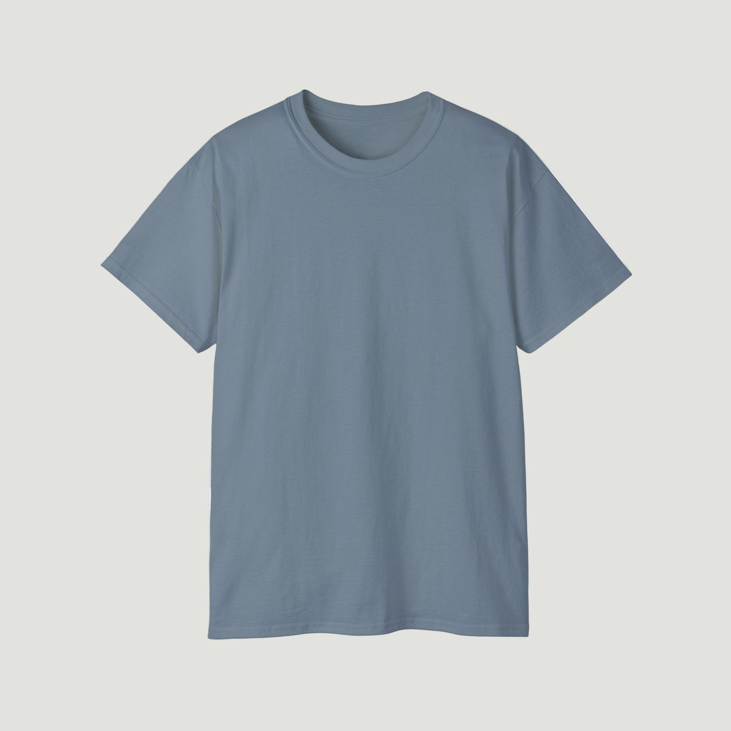 Front view of Stone Blue Vandox Manifest T-Shirt featuring three galloping horses and “You don’t chase. You attract.” quote in elegant script. Starboy old money shirt tshirt clothes vandox sacrevandox vandox clothes vandox clothing