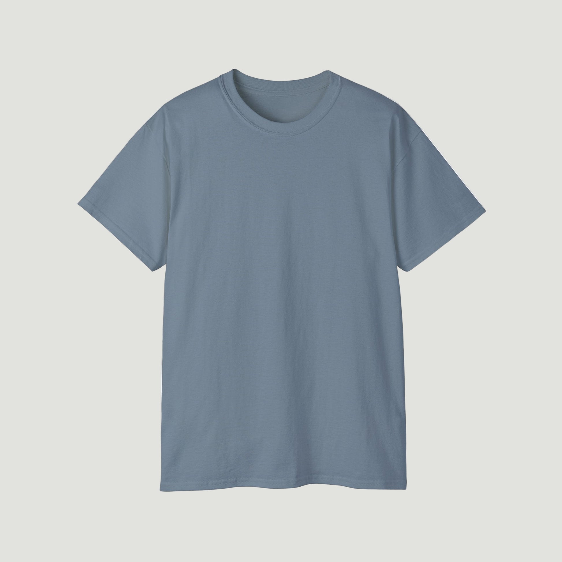 Front view of Stone Blue Vandox Manifest T-Shirt featuring three galloping horses and “You don’t chase. You attract.” quote in elegant script. Starboy old money shirt tshirt clothes vandox sacrevandox vandox clothes vandox clothing