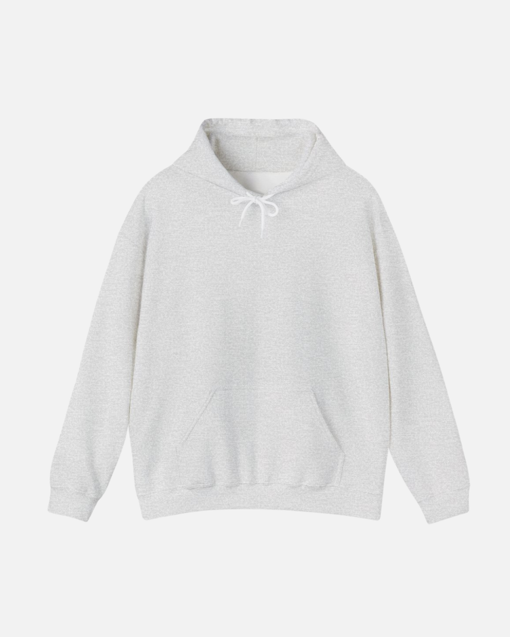 Front view of the Vandox sport grey ash Sport Hoodie with minimalist plain design. Starboy old money hoodie sweatshirt clothes vandox sacrevandox vandox clothes vandox clothing