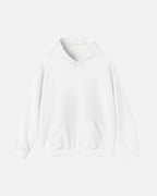 White Vandox Hoodie with "Dirty Money" text and a graphic of a banknote hanging to dry on the back. Starboy old money hoodie sweatshirt clothes vandox sacrevandox vandox clothes vandox clothing