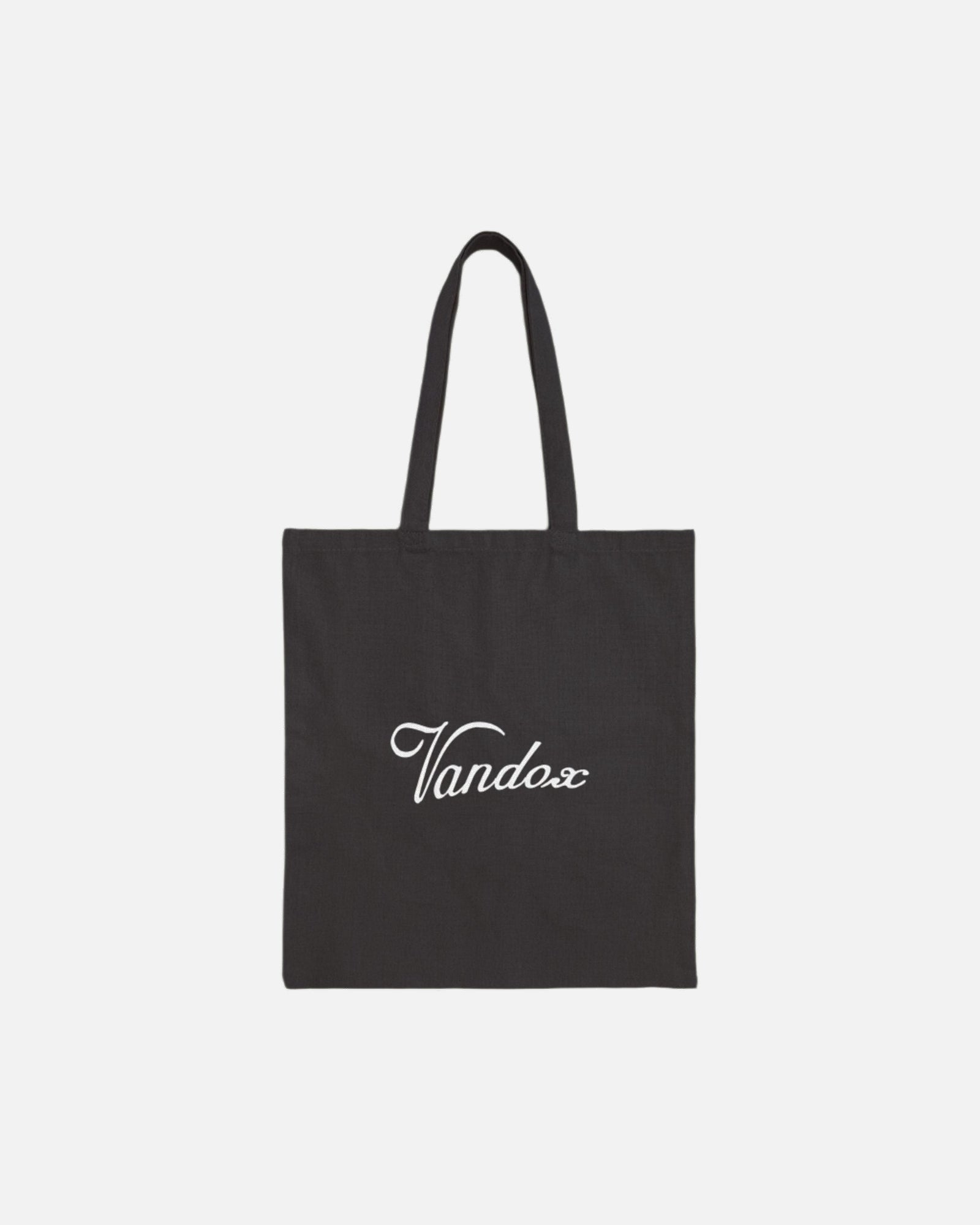 Deep Black Vandox Riviera Market Tote with signature logo, designed for coastal getaways, daily essentials, and elevated summer living. Starboy old money tote bag accessories vandox sacrevandox bag 