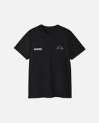 Front view of Deep Black Noiré Heritage T-Shirt by Vandox “NOIRÉ” and Heritage script logo. Starboy old money shirt tshirt clothes vandox sacrevandox vandox clothes vandox clothing