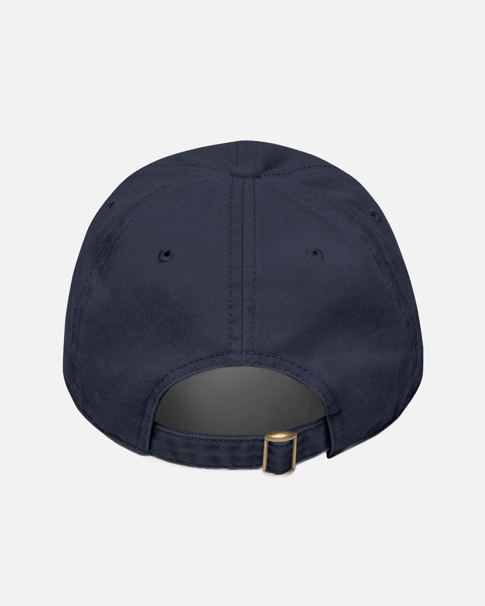 Back View of Deep Dark Blue Navy embroidered baseball cap with three horse racing jockeys graphic and The Hamptons Sacre Vandox text.
Hat Cap Baseball Cap Baseball Hat starboy hat old money hats vandox sacre vandox sacrevandox vandox clothing