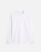 White Vandox Blue hour longsleeve long sleeve t-shirt with Vandox wordmark chest graphic. Starboy old money shirt tshirt longsleeve crewneck clothes vandox sacrevandox vandox clothes vandox clothing