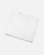folded view of Vandox Blue Hour White t-shirt with Vandox wordmark chest graphic. Starboy old money shirt tshirt clothes vandox sacrevandox vandox clothes vandox clothing