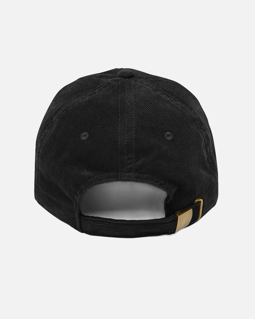 back view of Vandox Pesce Cap in deep black - embroidered corduroy dad cap featuring minimalist silver fish graphic, Frutta d'Estate summer collection by Vandox.
Hat Cap Baseball Cap Baseball Hat starboy hat old money hats vandox sacre vandox sacrevandox vandox clothing