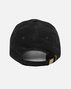 back view of Vandox Pesce Cap in deep black - embroidered corduroy dad cap featuring minimalist silver fish graphic, Frutta d'Estate summer collection by Vandox.
Hat Cap Baseball Cap Baseball Hat starboy hat old money hats vandox sacre vandox sacrevandox vandox clothing