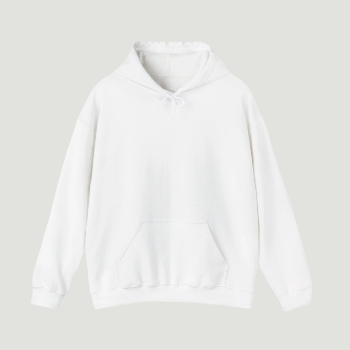 Front view of Eggshell White Saint-Tropez Hoodie featuring elegant script logo print from Vandox SS25 Collection. Starboy old money hoodie sweatshirt clothes vandox sacrevandox vandox clothes vandox clothing
