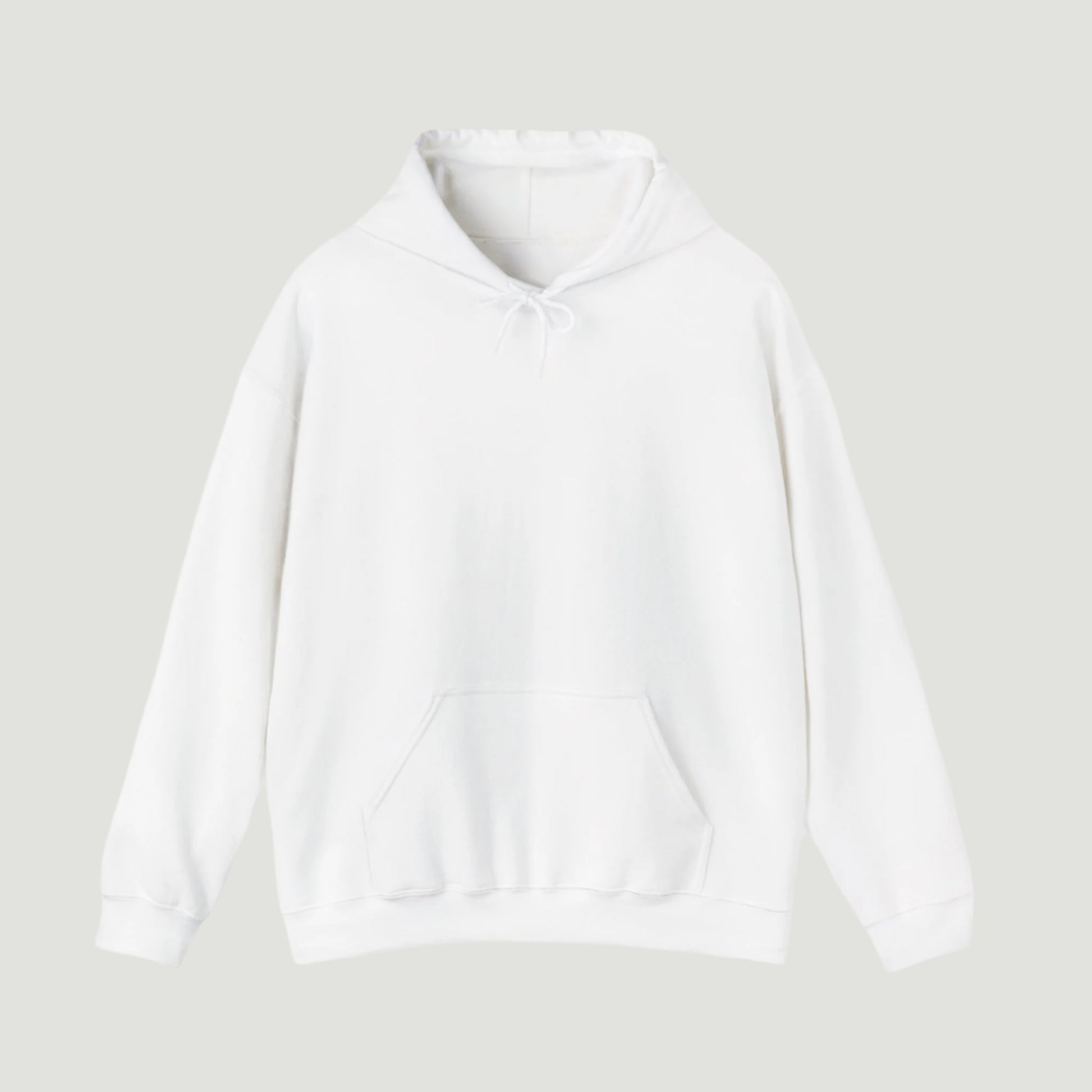 Front view of Eggshell White Saint-Tropez Hoodie featuring elegant script logo print from Vandox SS25 Collection. Starboy old money hoodie sweatshirt clothes vandox sacrevandox vandox clothes vandox clothing