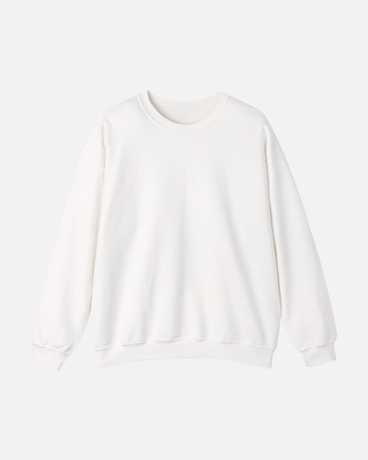 White eggshell white offwhite Vandox Snow Lens Crewneck front view with no graphic, just a plain empty front. Starboy old money hoodie sweatshirt clothes vandox sacrevandox vandox clothes vandox clothing crewneck autumn clothes no hood fall clothes 