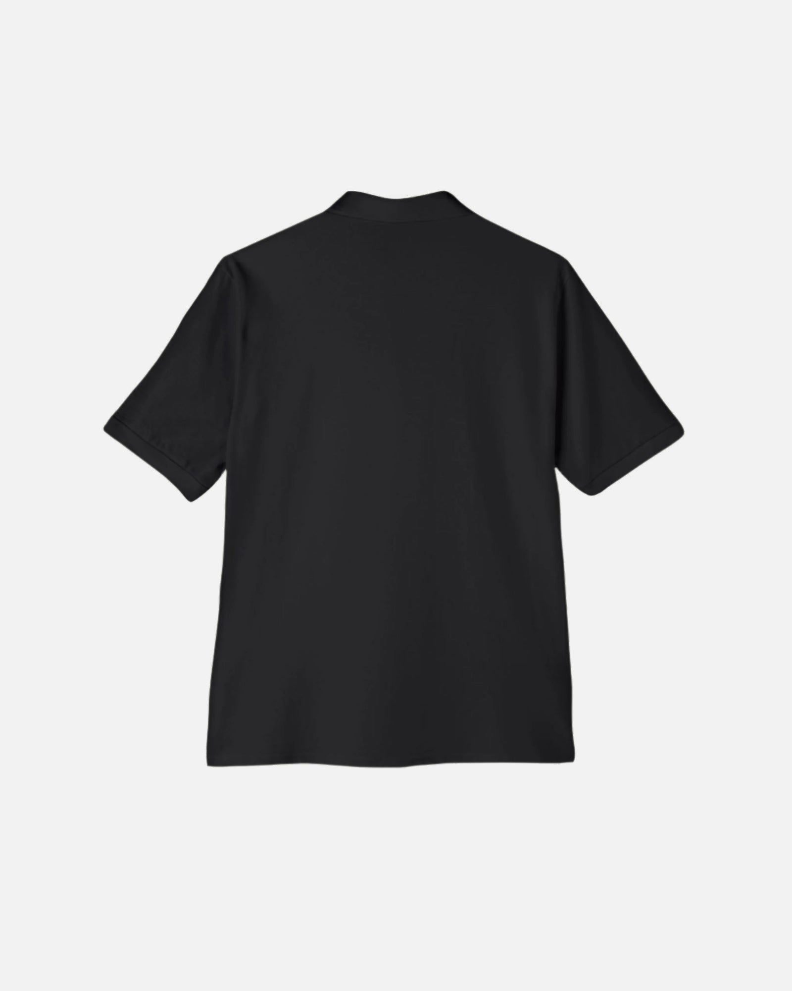 black Vandox polo with Vandox familia logo emblem embroidered on the chest. Polo shirt tshirt short sleeve vandox sacre vandox vandox clothing pique cotton cotton shirt cotton polo