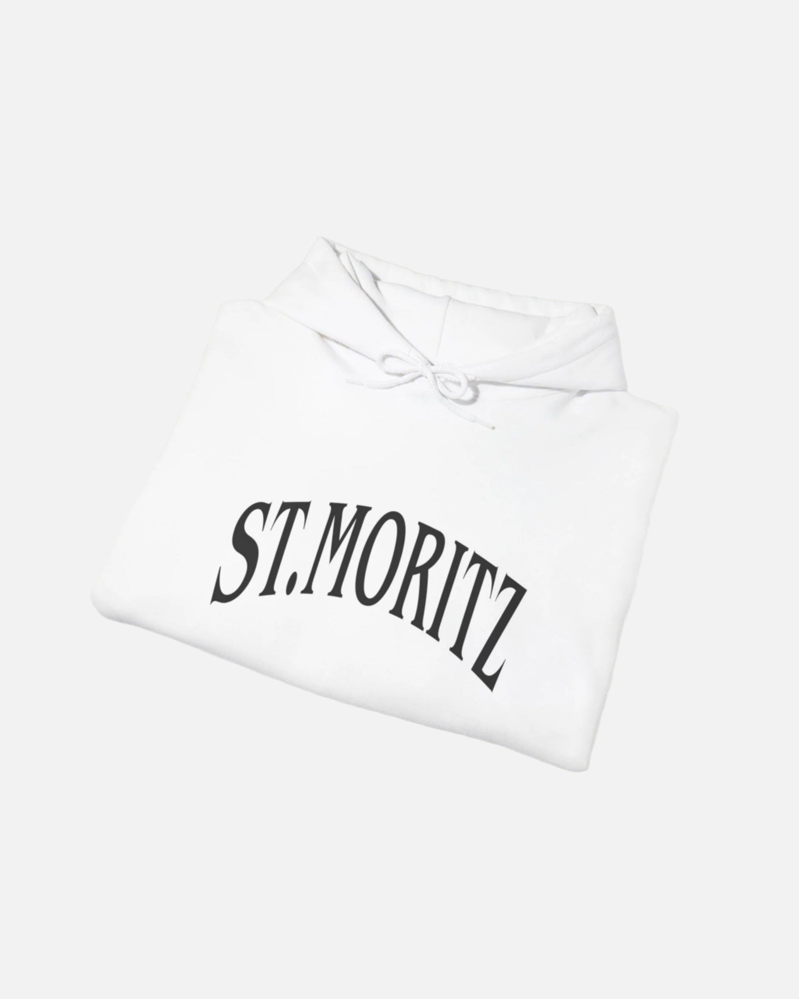 White Vandox Hoodie with front text "ST. MORITZ SKI RESORT" and VANDOX saint moritz ski resort since 1929  silent luxury text on the back. Saint Moritz St. Moritz Monaco Ski resort skiing clothes winter clothing Starboy old money hoodie sweatshirt clothes vandox sacrevandox vandox clothes vandox clothing